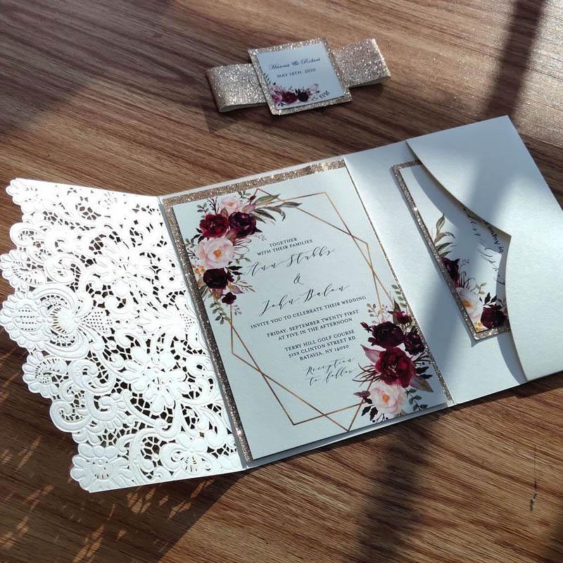 10 Gorgeous Wedding Invitation Ideas for Wedding in 2022 | Clear Wedding Invites