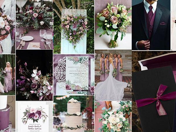 10 Inviting Purple Wedding Colors for Late Summer and Fall Wedding | Clear Wedding Invites
