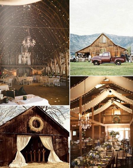 12 Key Decoration Elements For a Country Barn Wedding | Clear Wedding Invites