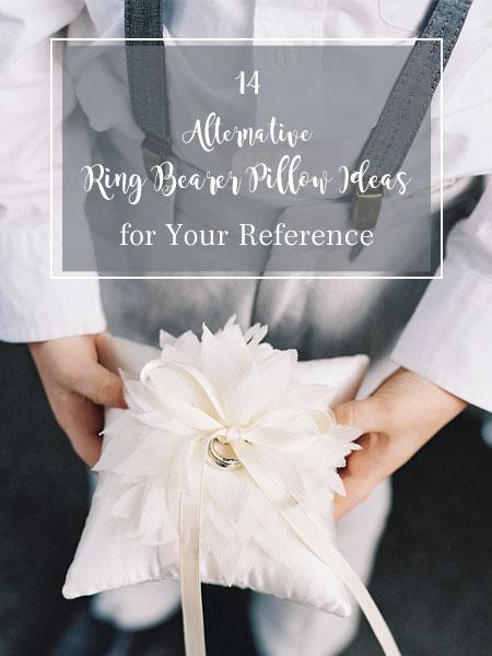 14 Alternative Ring Bearer Pillow Ideas for Your Reference | Clear Wedding Invites