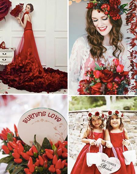 24 Winter Red Wedding Ideas We Actually Like | Clear Wedding Invites