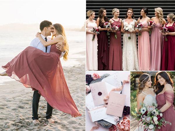 25 Trendy & Romantic Cinnamon Rose Wedding Ideas & Matching Invites | Clear Wedding Invites