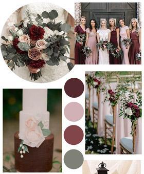 3 Mesmerizing Wedding Color Palettes to Make Your Big Day Rock | Clear Wedding Invites