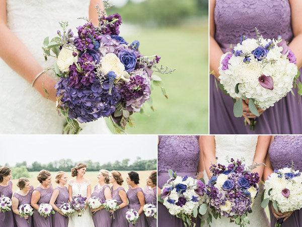 30 Natural Purple and Green Wedding Ideas for Early Fall
