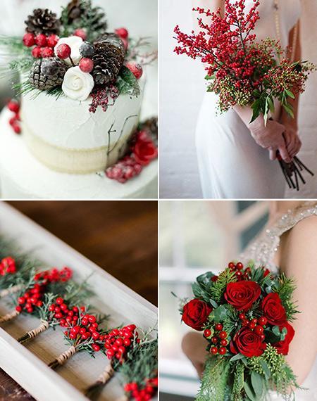 30 Delightful Christmas Festive Wedding Ideas for Winter Brides | Clear Wedding Invites