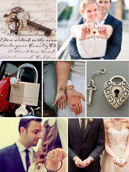 30 DIY Ideas of Lock and Key Themed Wedding | Clear Wedding Invites