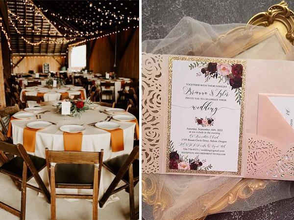 30+ Excellent Fall Wedding Ideas without Pumpkins | Clear Wedding Invites