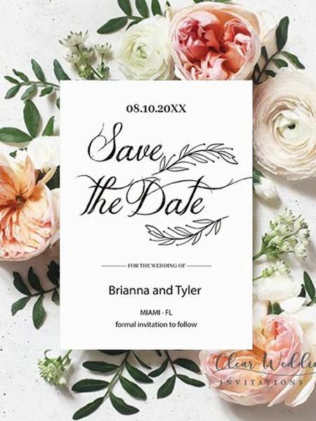 5 Fun Ways to Word Your Save the Dates | Clear Wedding Invites