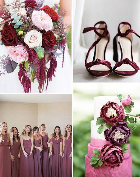 5 Popular Marsala Wedding Color Combos to Rock Your World | Clear Wedding Invites