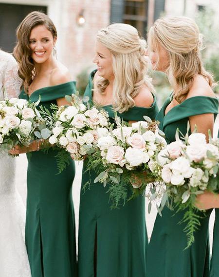 5 Shades of Green Wedding Color Palette and Matching Wedding Invitations | Clear Wedding Invites