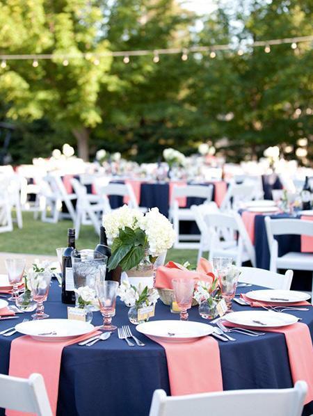 5 Stunning and Elegant Navy & Pink Wedding Ideas | Clear Wedding Invites