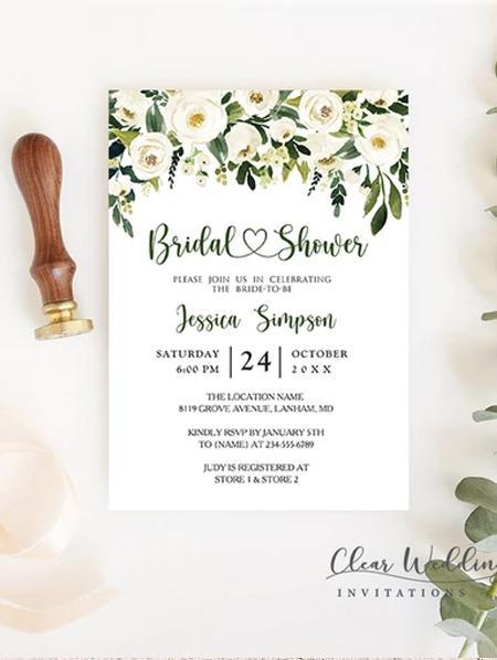 5 Trendy Bridal Wedding Shower Color Ideas to Steal | Clear Wedding Invites