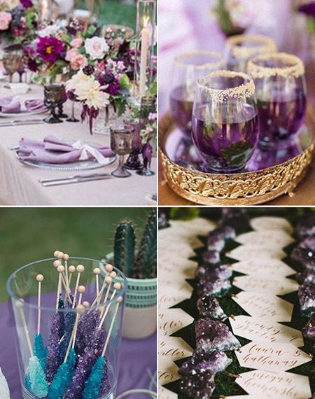 5 Unexpected Shades of Purple Wedding Colors to Steal | Clear Wedding Invites