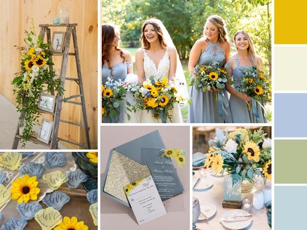 6 Modern and Bright Wedding Color Palette for Summer Brides