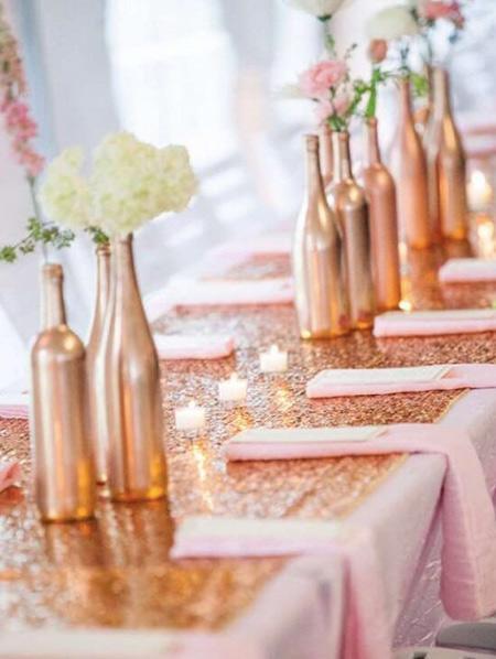 6 Magnificent Metallic Shades of Wedding Color Palette Ideas | Clear Wedding Invites