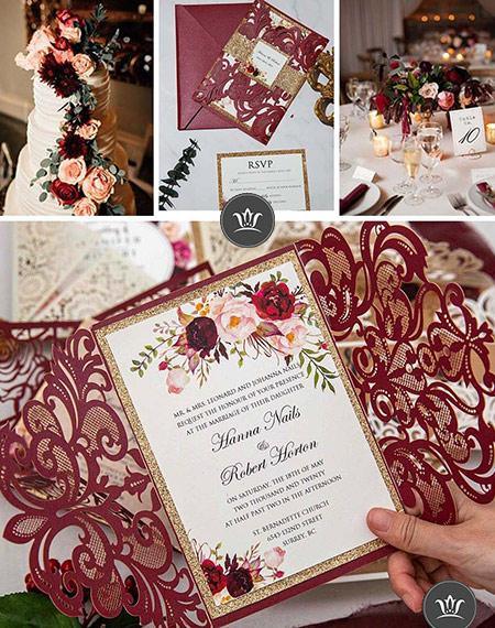 6 Timeless Red Wedding Color Palettes for Fall and Winter Brides | Clear Wedding Invites