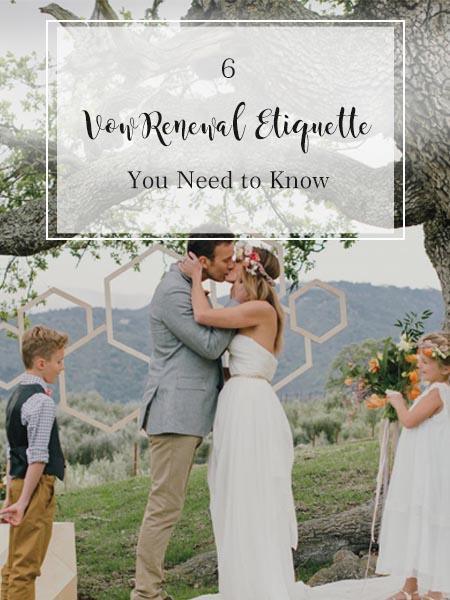 6 Vow Renewal Etiquette You Need to Know | Clear Wedding Invites