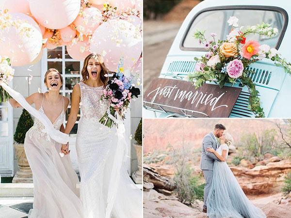 6 Wedding Color Trends That Are Perfect for Spring Bride | Clear Wedding Invites