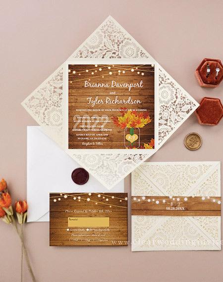 7 Invites that are Perfect for Fall Weddings