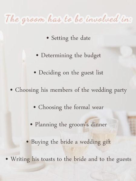 8 Ideas to Get Your Guy Involved in Wedding Planning | Clear Wedding Invites