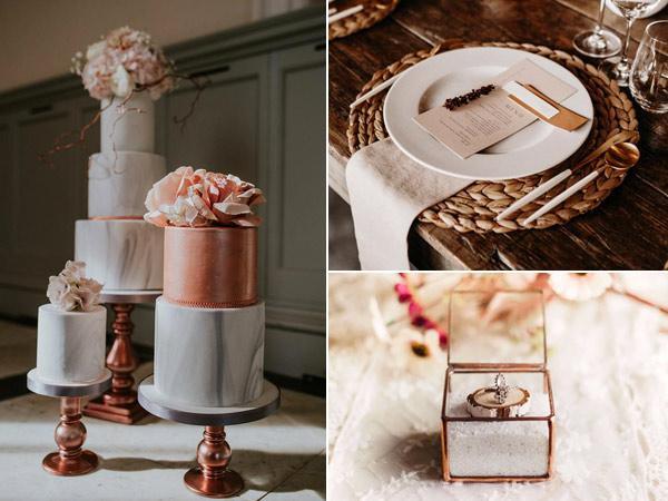 8 Popular Copper Wedding Color Schemes with Matching Wedding Invites | Clear Wedding Invites