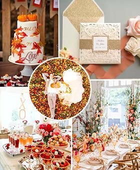 9 Amazing Fall Wedding Colors May Get You Rounded Up | Clear Wedding Invites