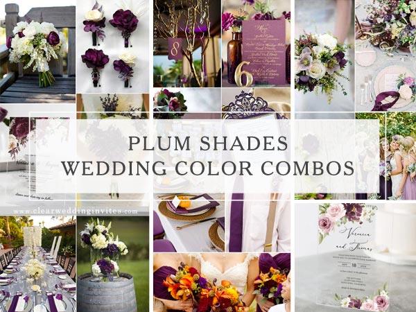 Top 5 Plum Wedding Palette Ideas with Matching Invites