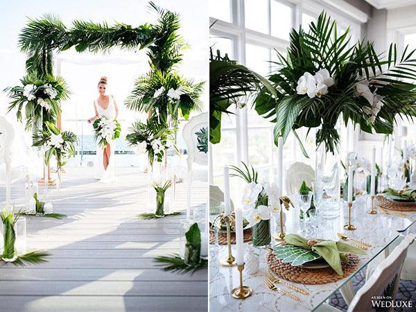 Tropical Botanic Garden Wedding Decorations