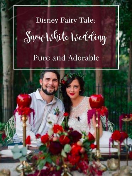 Disney Fairy Tale: Pure and Adorable Snow White Wedding | Clear Wedding Invites