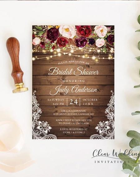 Frequently Asked Questions: Bridal Shower Invitation Wording Ideas | Clear Wedding Invites