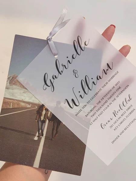 New Arrivals:Photo Wedding Invitations You’ll Love | Clear Wedding Invites