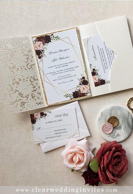 New Ideas for You to Write Inspirational Wedding Invitation Wording | Clear Wedding Invites