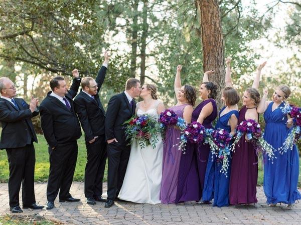 Popular Wedding Colors in Shades of Purple and Blue | Clear Wedding Invites