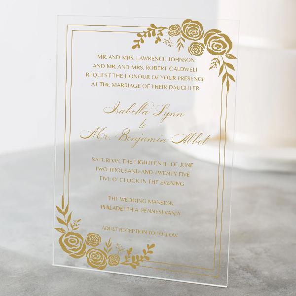Several Examples of Wedding Invitations Wording for You | Clear Wedding Invites