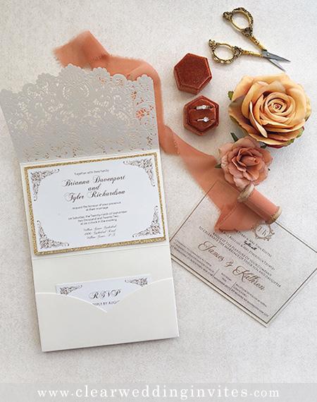 The Difference of Modern Style and Classic Style Wedding Invitations | Clear Wedding Invites