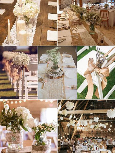 The Rustic Charm of Burlap and Lace Wedding Ideas | Clear Wedding Invites