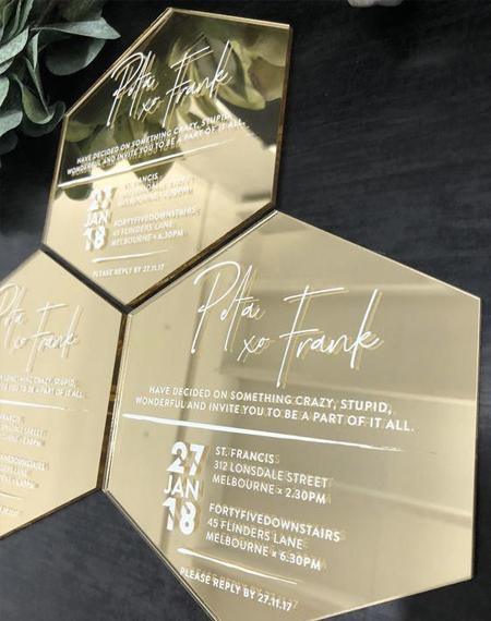 Top 10 Geometric Wedding Invitation Trends | Clear Wedding Invites