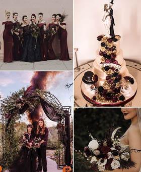 Top 6 Burgundy & Wine Red Wedding Colors and Rustic Wedding Invites | Clear Wedding Invites