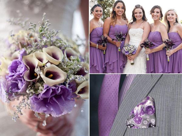 Top 8 Purple and Grey Wedding Color Palettes for 2022 Brides | Clear Wedding Invites