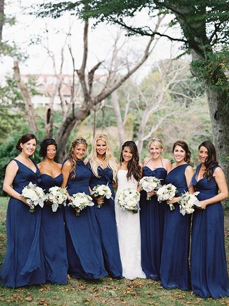 Top 9 Navy Blue Wedding Color Combos with Matched Wedding Invitations | Clear Wedding Invites