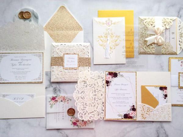 Vintage Wedding Invitations from Casual to Formal You’ll Love | Clear Wedding Invites