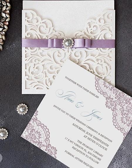 Vintage Wedding Invitations to Match Your Wedding Theme | Clear Wedding Invites