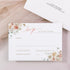 Peach Blush Coral Floral Boho Vellum Wedding Invitation CWIV46