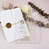 Chic modern gold foil print acrylic wedding invitations baptism invites birthday invite CWIP15 - Clear Wedding Invites