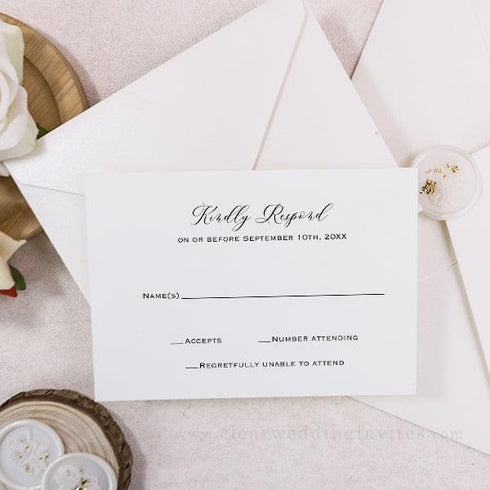 fine art rose and leaves minimal vellum wedding invitations CWIV42