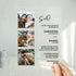 customized photo acrylic glass wedding invitations CWIA39