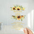 Elegant Watercolor Sunflowers Eucalyptus Acrylic Wedding Invitation CWIA87