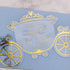 Gold Foil Cinderella Carriage Quinceañera Invitations