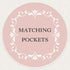 MATCHING POCKETS FOR ACRYLIC INVITATIONS