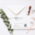 Minimalist Modern Calligraphy Wedding Invitation CWIA164